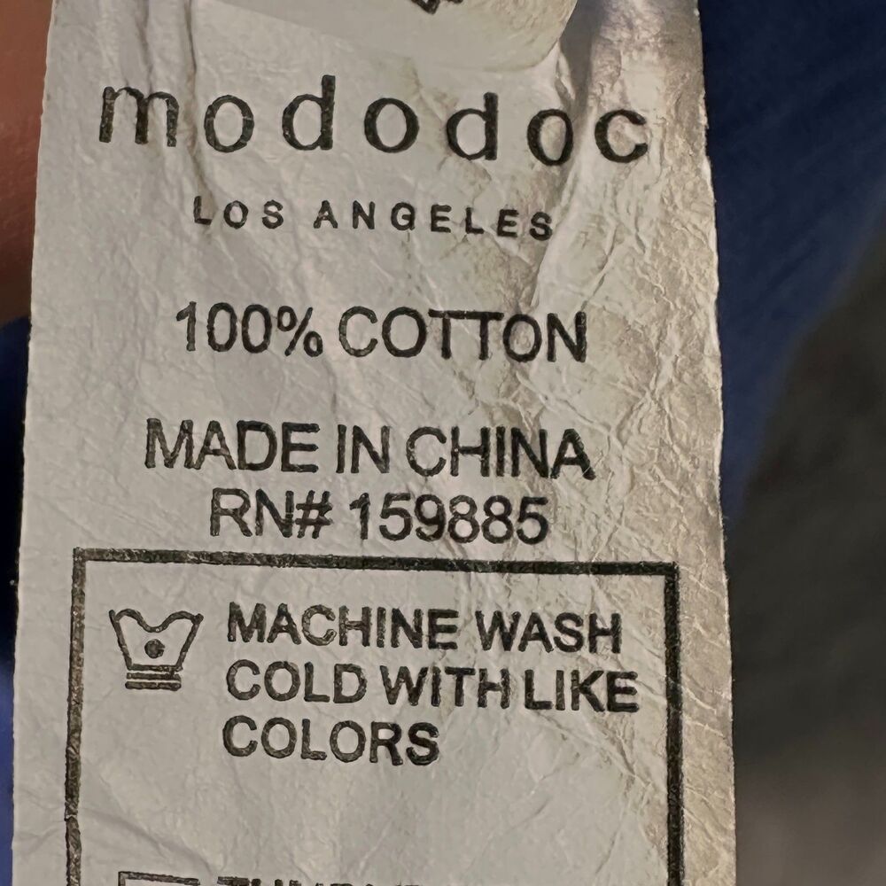 Mododoc Cotton Knit V-Neck Tunic Large - Picture 8 of 11